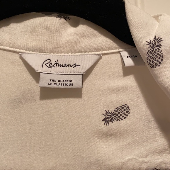 Pineapple button up top - Picture 2 of 2